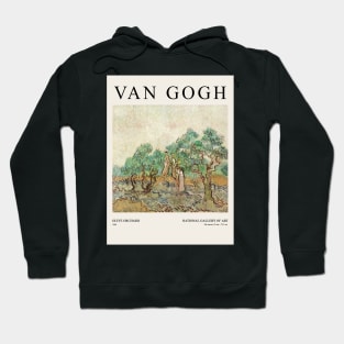 Vincent van Gogh Exhibition Painting The Olive Orchard 1889 Hoodie